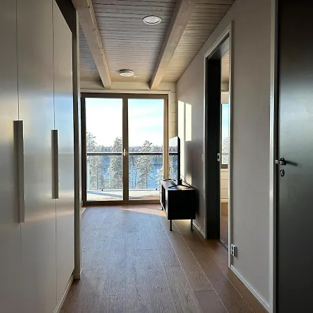 Naava Chalet 302 - Cozy Apartment With Lake View And Sauna Daire *