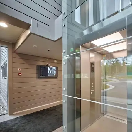 Daire Naava Chalet 302 - Cozy Apartment With Lake View And Sauna