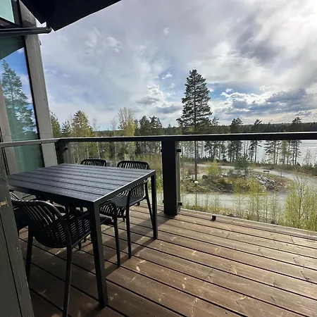 Daire Naava Chalet 302 - Cozy Apartment With Lake View And Sauna Ähtäri